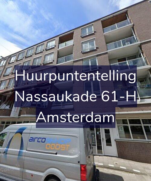 Foto gevel Huurpuntentelling voor Nassaukade 61-H, Amsterdam