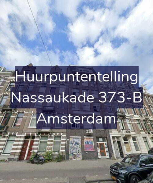 Foto gevel Huurpuntentelling voor Nassaukade 373-B, Amsterdam