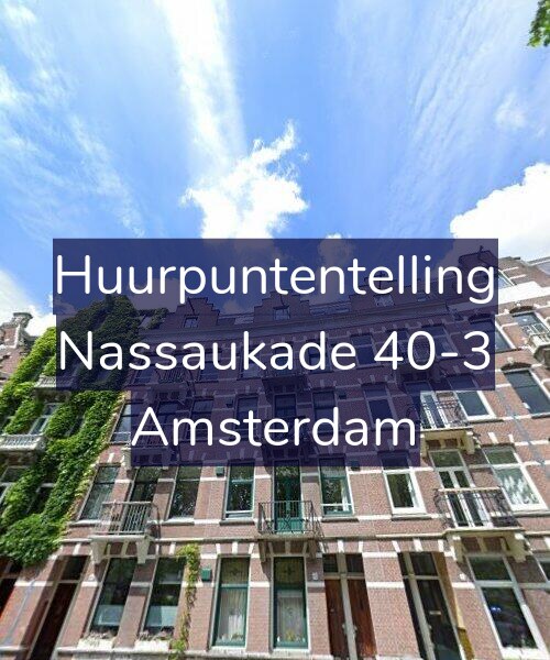 Foto gevel Huurpuntentelling voor Nassaukade 40-3, Amsterdam