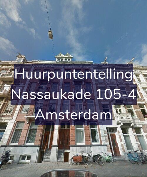 Foto gevel Huurpuntentelling voor Nassaukade 105-4, Amsterdam