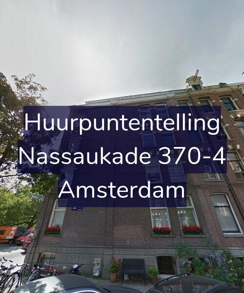 Foto gevel Huurpuntentelling voor Nassaukade 370-4, Amsterdam