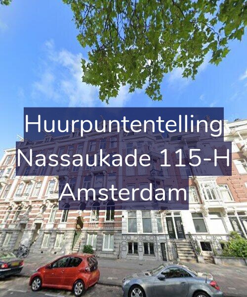 Foto gevel Huurpuntentelling voor Nassaukade 115-H, Amsterdam
