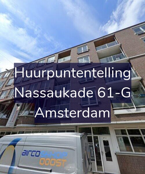 Foto gevel Huurpuntentelling voor Nassaukade 61-G, Amsterdam