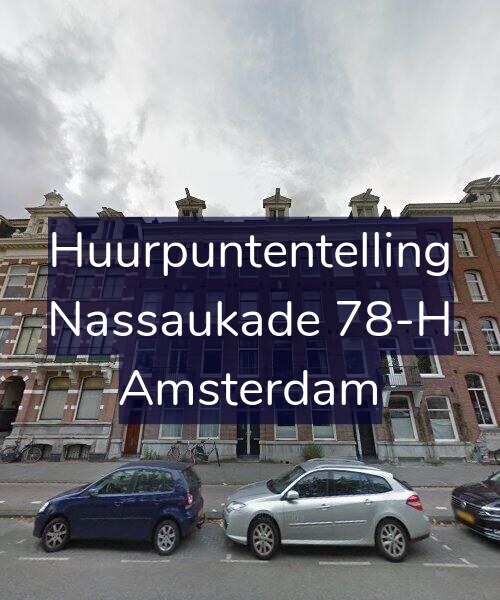 Foto gevel Huurpuntentelling voor Nassaukade 78-H, Amsterdam