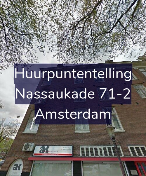 Foto gevel Huurpuntentelling voor Nassaukade 71-2, Amsterdam