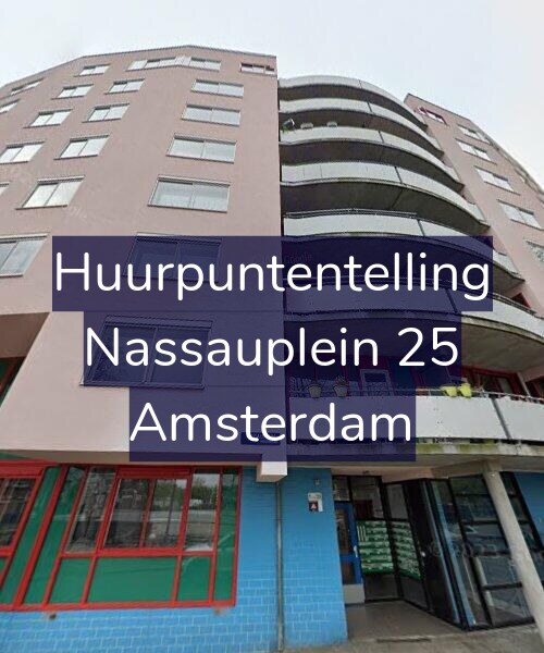 Foto gevel Huurpuntentelling voor Nassauplein 25, Amsterdam