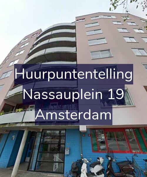 Foto gevel Huurpuntentelling voor Nassauplein 19, Amsterdam