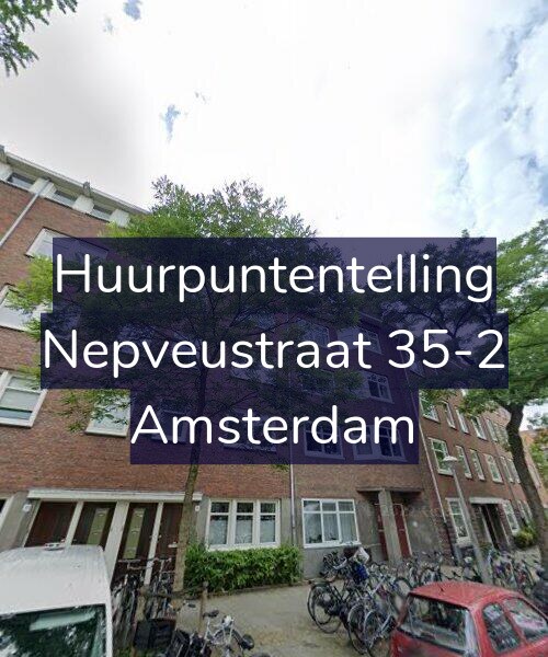 Foto gevel Huurpuntentelling voor Nepveustraat 35-2, Amsterdam