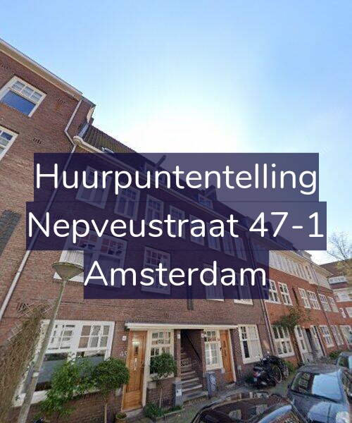 Foto gevel Huurpuntentelling voor Nepveustraat 47-1, Amsterdam