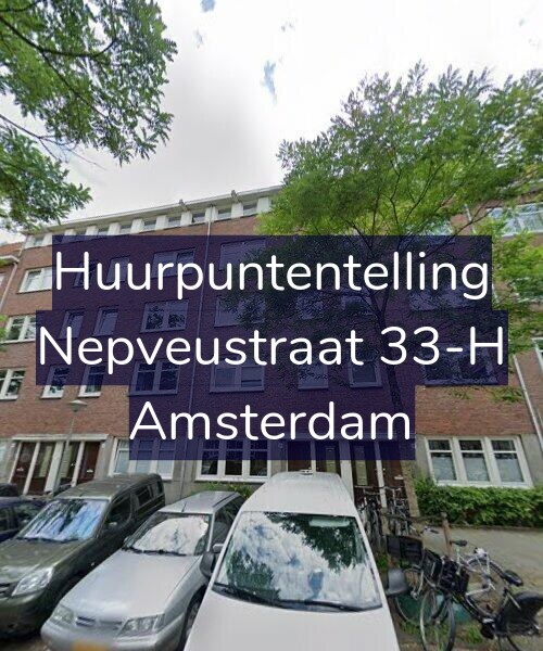 Foto gevel Huurpuntentelling voor Nepveustraat 33-H, Amsterdam