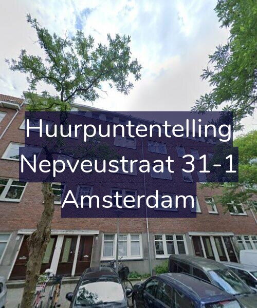 Foto gevel Huurpuntentelling voor Nepveustraat 31-1, Amsterdam