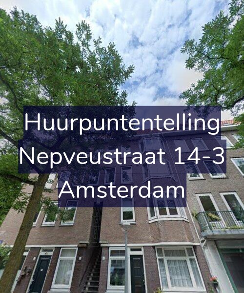 Foto gevel Huurpuntentelling voor Nepveustraat 14-3, Amsterdam