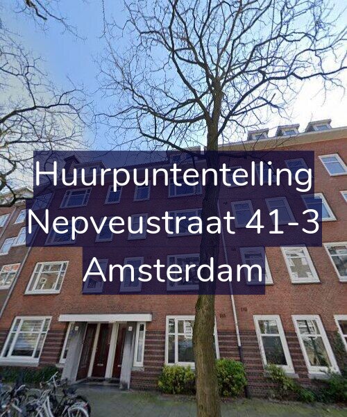 Foto gevel Huurpuntentelling voor Nepveustraat 41-3, Amsterdam