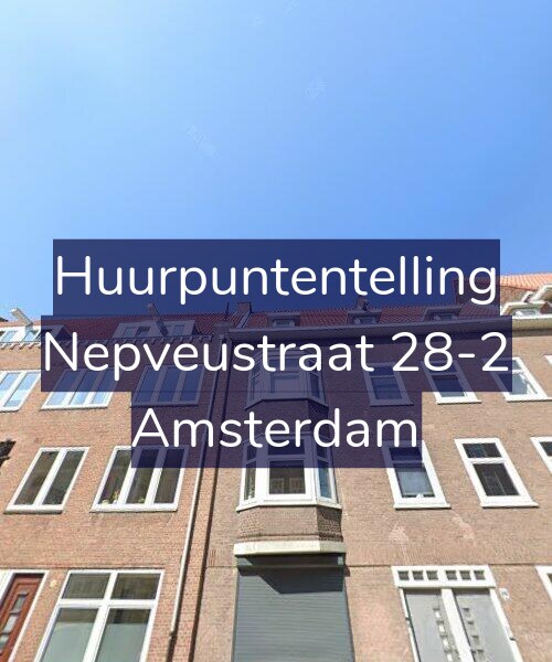 Foto gevel Huurpuntentelling voor Nepveustraat 28-2, Amsterdam