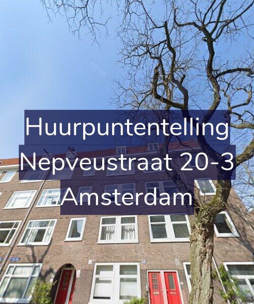 Foto gevel Huurpuntentelling voor Nepveustraat 20-3, Amsterdam