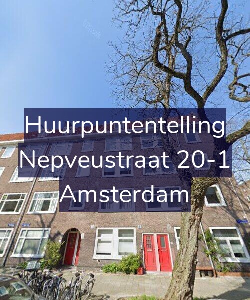 Foto gevel Huurpuntentelling voor Nepveustraat 20-1, Amsterdam
