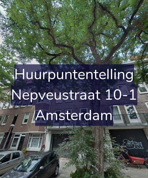 Foto gevel Huurpuntentelling voor Nepveustraat 10-1, Amsterdam