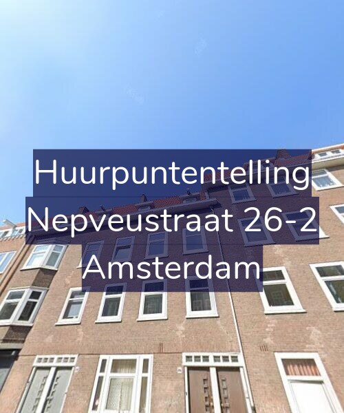 Foto gevel Huurpuntentelling voor Nepveustraat 26-2, Amsterdam