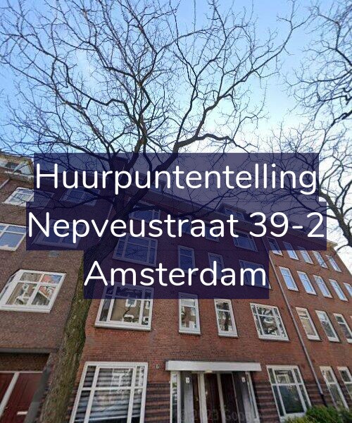 Foto gevel Huurpuntentelling voor Nepveustraat 39-2, Amsterdam