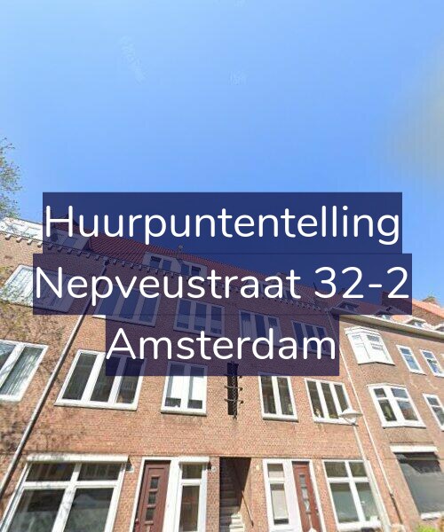 Foto gevel Huurpuntentelling voor Nepveustraat 32-2, Amsterdam
