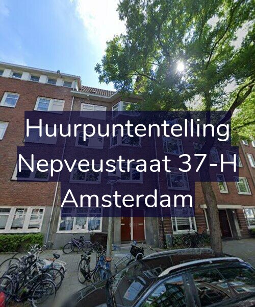 Foto gevel Huurpuntentelling voor Nepveustraat 37-H, Amsterdam