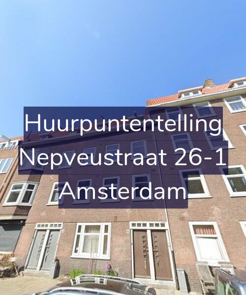 Foto gevel Huurpuntentelling voor Nepveustraat 26-1, Amsterdam