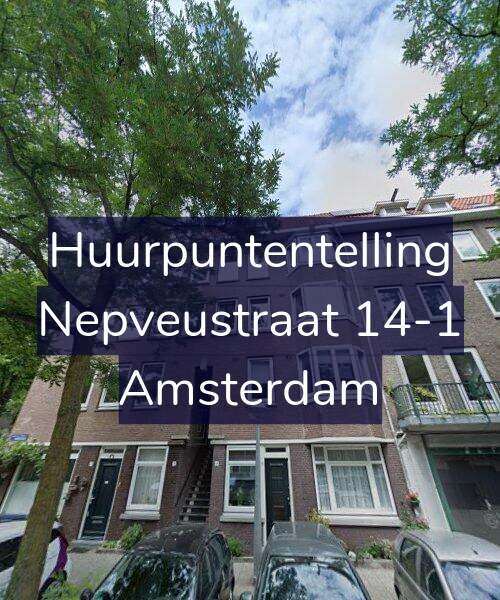 Foto gevel Huurpuntentelling voor Nepveustraat 14-1, Amsterdam