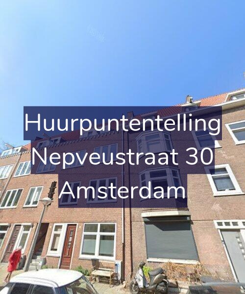 Foto gevel Huurpuntentelling voor Nepveustraat 30, Amsterdam