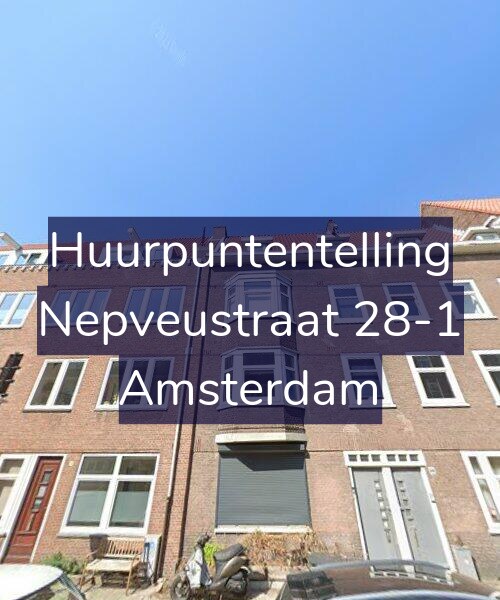 Foto gevel Huurpuntentelling voor Nepveustraat 28-1, Amsterdam