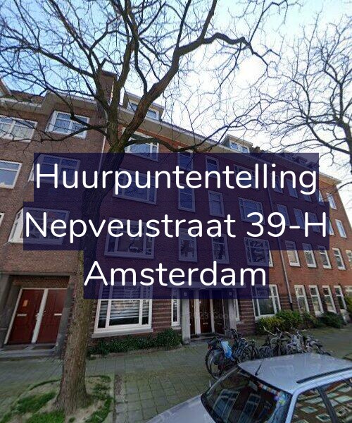 Foto gevel Huurpuntentelling voor Nepveustraat 39-H, Amsterdam