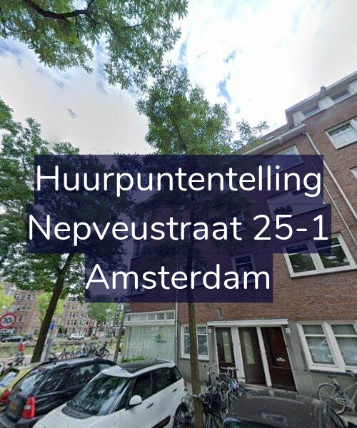 Foto gevel Huurpuntentelling voor Nepveustraat 25-1, Amsterdam