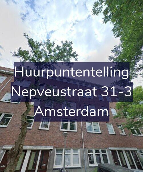 Foto gevel Huurpuntentelling voor Nepveustraat 31-3, Amsterdam