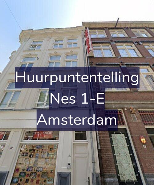 Foto gevel Huurpuntentelling voor Nes 1-E, Amsterdam