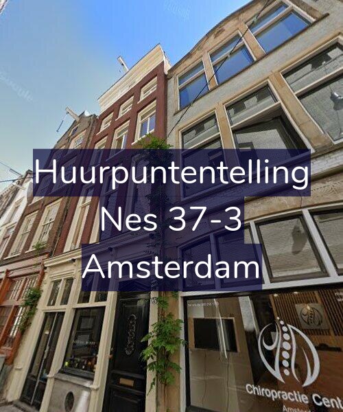 Foto gevel Huurpuntentelling voor Nes 37-3, Amsterdam