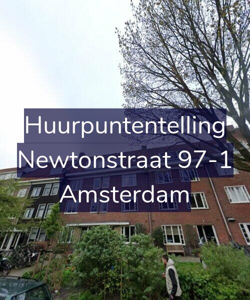Foto gevel Huurpuntentelling voor Newtonstraat 97-1, Amsterdam