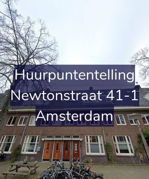 Foto gevel Huurpuntentelling voor Newtonstraat 41-1, Amsterdam
