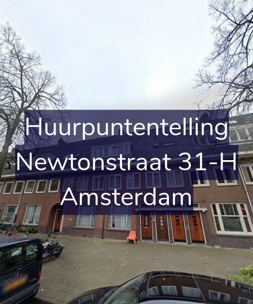 Foto gevel Huurpuntentelling voor Newtonstraat 31-H, Amsterdam