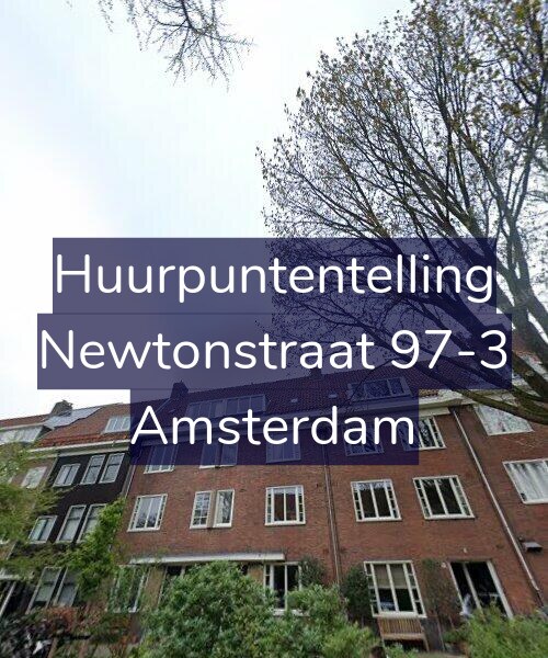 Foto gevel Huurpuntentelling voor Newtonstraat 97-3, Amsterdam
