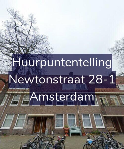 Foto gevel Huurpuntentelling voor Newtonstraat 28-1, Amsterdam