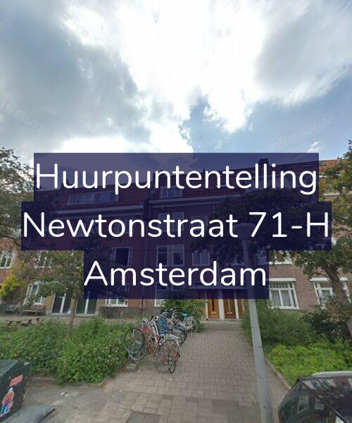 Foto gevel Huurpuntentelling voor Newtonstraat 71-H, Amsterdam