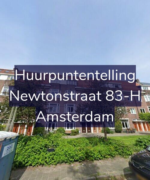 Foto gevel Huurpuntentelling voor Newtonstraat 83-H, Amsterdam