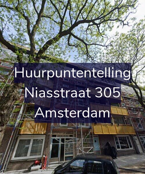 Foto gevel Huurpuntentelling voor Niasstraat 305, Amsterdam
