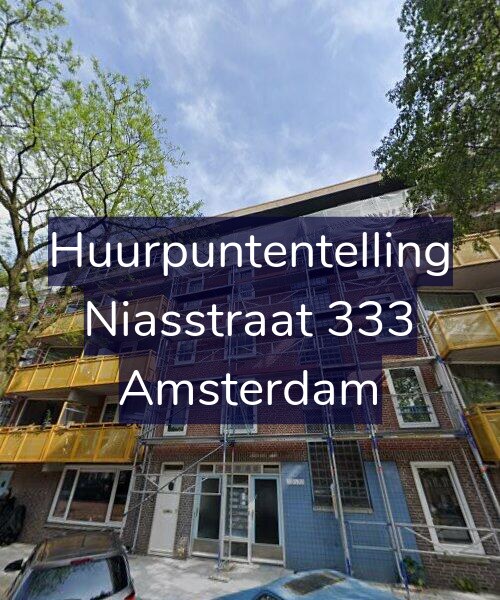 Foto gevel Huurpuntentelling voor Niasstraat 333, Amsterdam