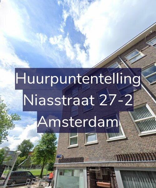 Foto gevel Huurpuntentelling voor Niasstraat 27-2, Amsterdam