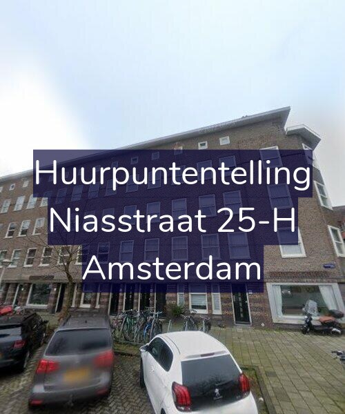 Foto gevel Huurpuntentelling voor Niasstraat 25-H, Amsterdam