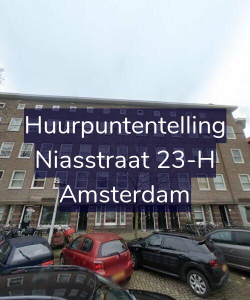 Foto gevel Huurpuntentelling voor Niasstraat 23-H, Amsterdam