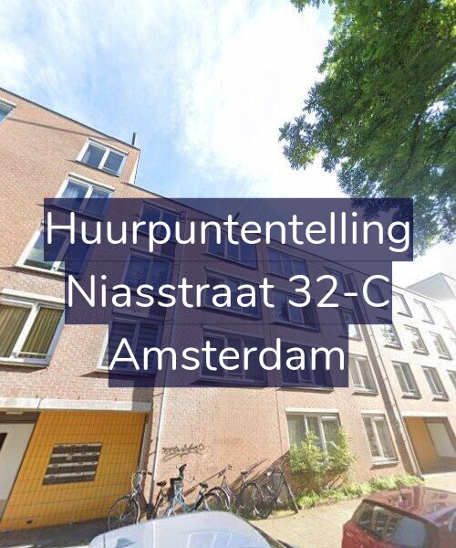 Foto gevel Huurpuntentelling voor Niasstraat 32-C, Amsterdam