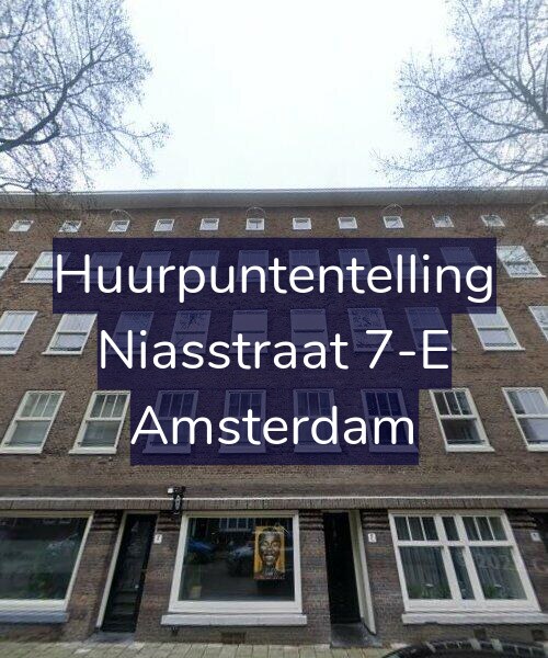 Foto gevel Huurpuntentelling voor Niasstraat 7-E, Amsterdam