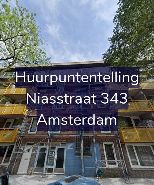 Foto gevel Huurpuntentelling voor Niasstraat 343, Amsterdam