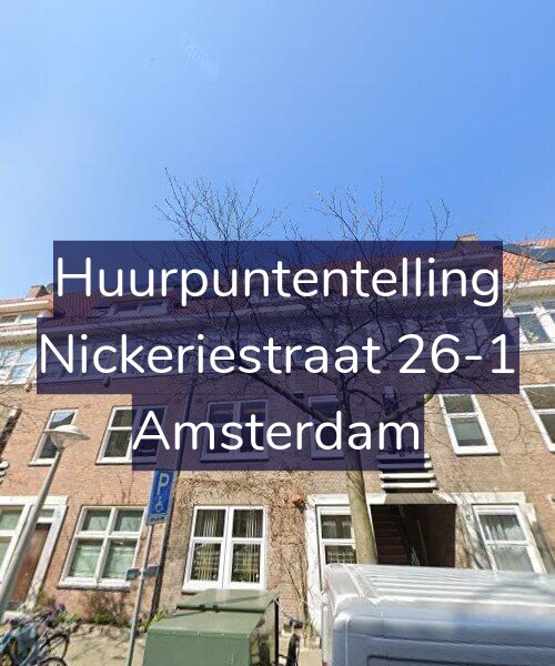 Foto gevel Huurpuntentelling voor Nickeriestraat 26-1, Amsterdam
